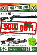 DRAW #1890 - Take Your Pick - Benelli M4 OR Take All 3!