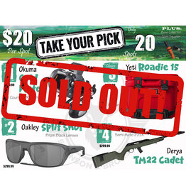 DRAW #1903 - Take Your Pick - Okuma, Oakley, Yeti OR Derya!