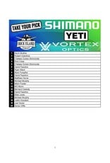 DRAW #1898 - Take Your Pick - Vortex, Rock Island Armory, Shimano OR Yeti!