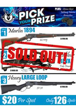 DRAW #1897 - Pick Your Prize - Marlin, Excalibur OR Henry!
