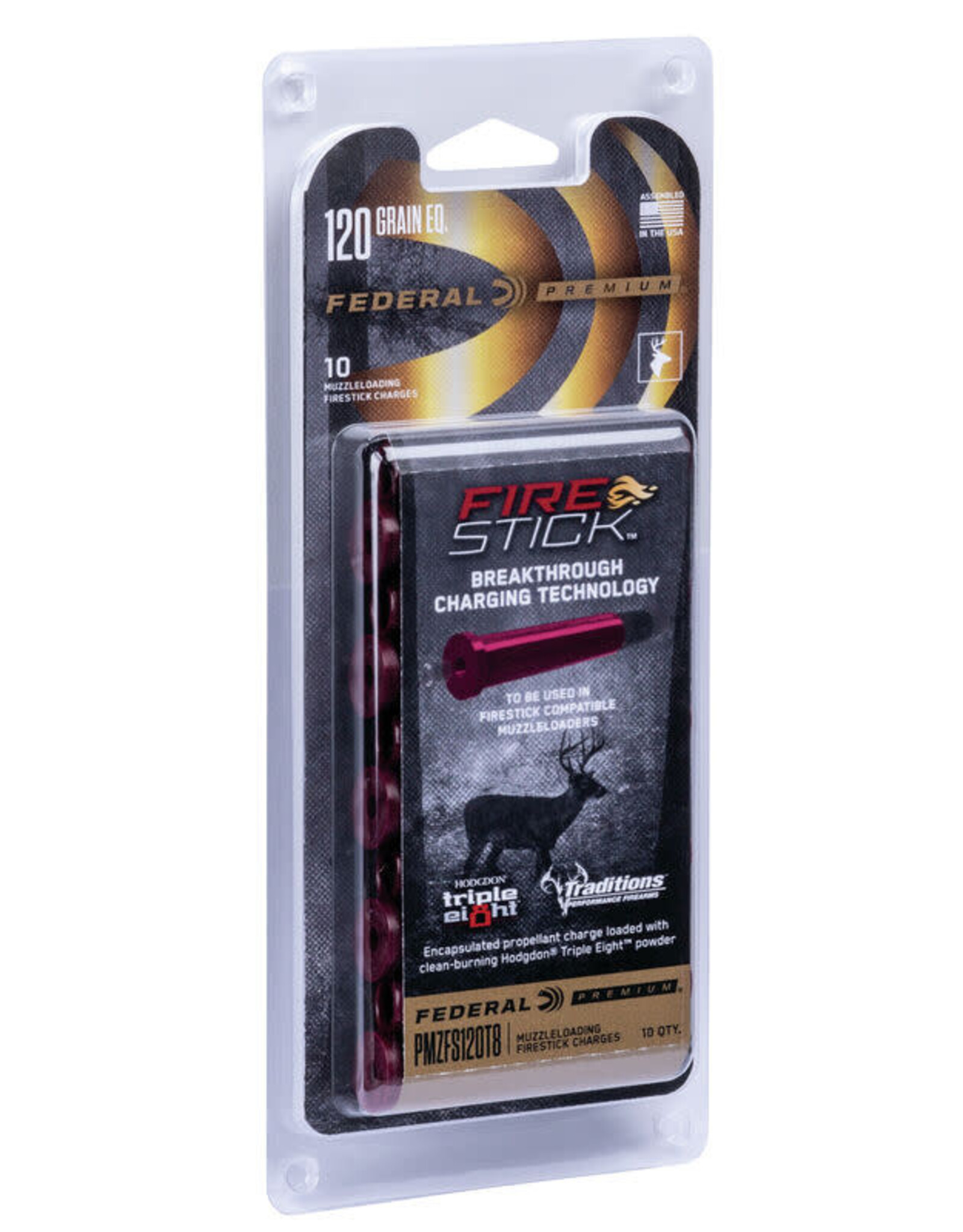 Federal Federal PMZFS120T8 Firestick Triple 8 Propellant, 120 Grain 10/PK