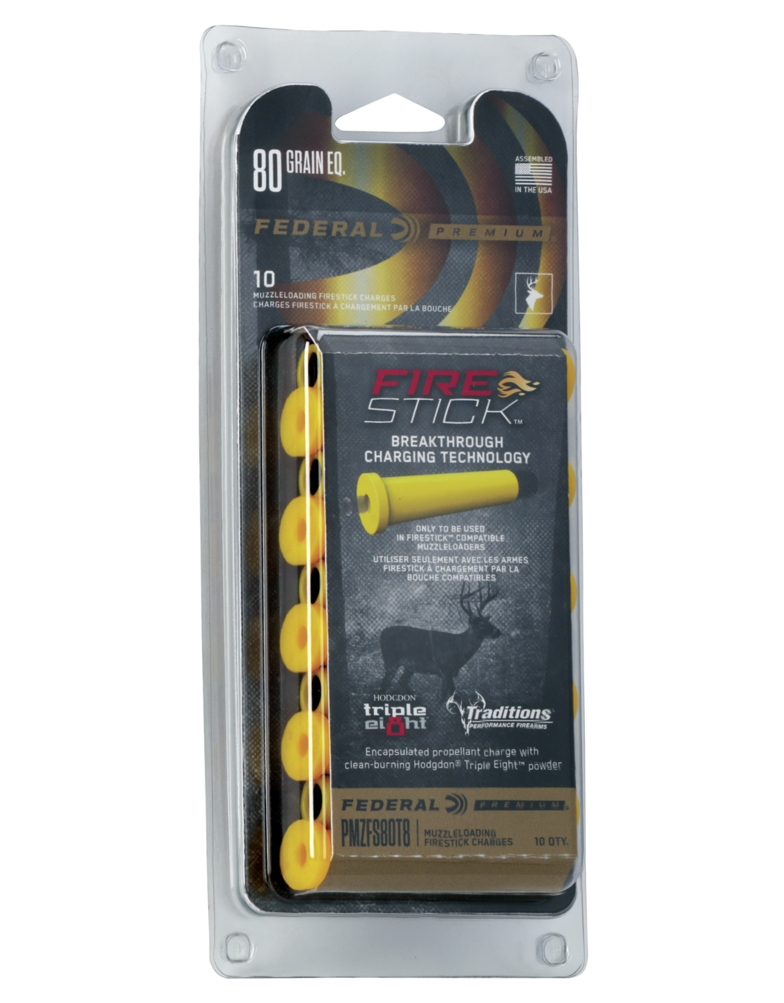 Federal Federal PMZFS80T8 Firestick Triple 8 Propellant, 80 Grain 10/PK