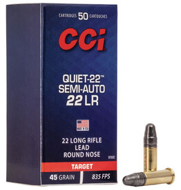 CCI CCI 975CC Semi-Auto "Quiet 22" Rimfire Ammo 22 LR, 40 Gr, LRN, 50 Rounds