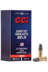 CCI CCI 975CC Semi-Auto "Quiet 22" Rimfire Ammo 22 LR, 40 Gr, LRN, 500 Rounds