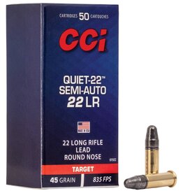 CCI CCI 975CC Semi-Auto "Quiet 22" Rimfire Ammo 22 LR, 40 Gr, LRN, 500 Rounds
