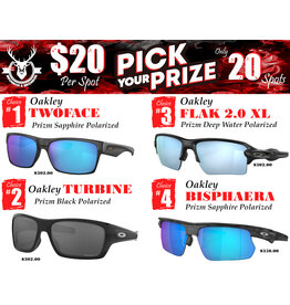 DRAW #1907 - Pick Your Prize - Oakley = PICK 1 OF 4!