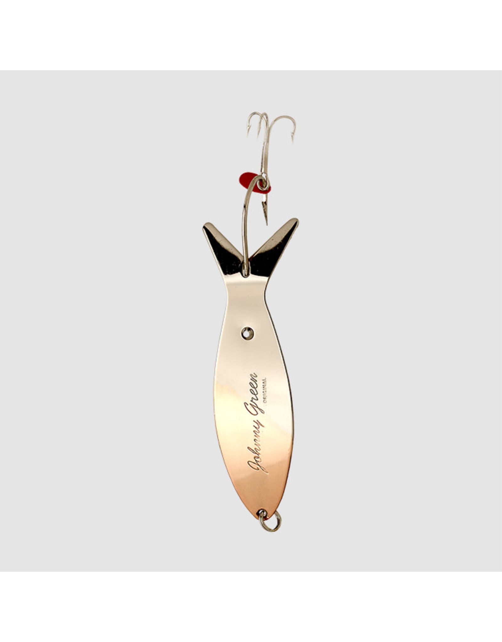 Lucky Strike Lucky Strike Johnny Green Wobbler Spoon- 4.5", 7/8oz, Nickel/Copper