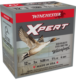 Winchester Winchester XPert 12GA 3" 1 1/4oz #4 SHOT 25 Rounds Waterfowl Steel WEX123H4