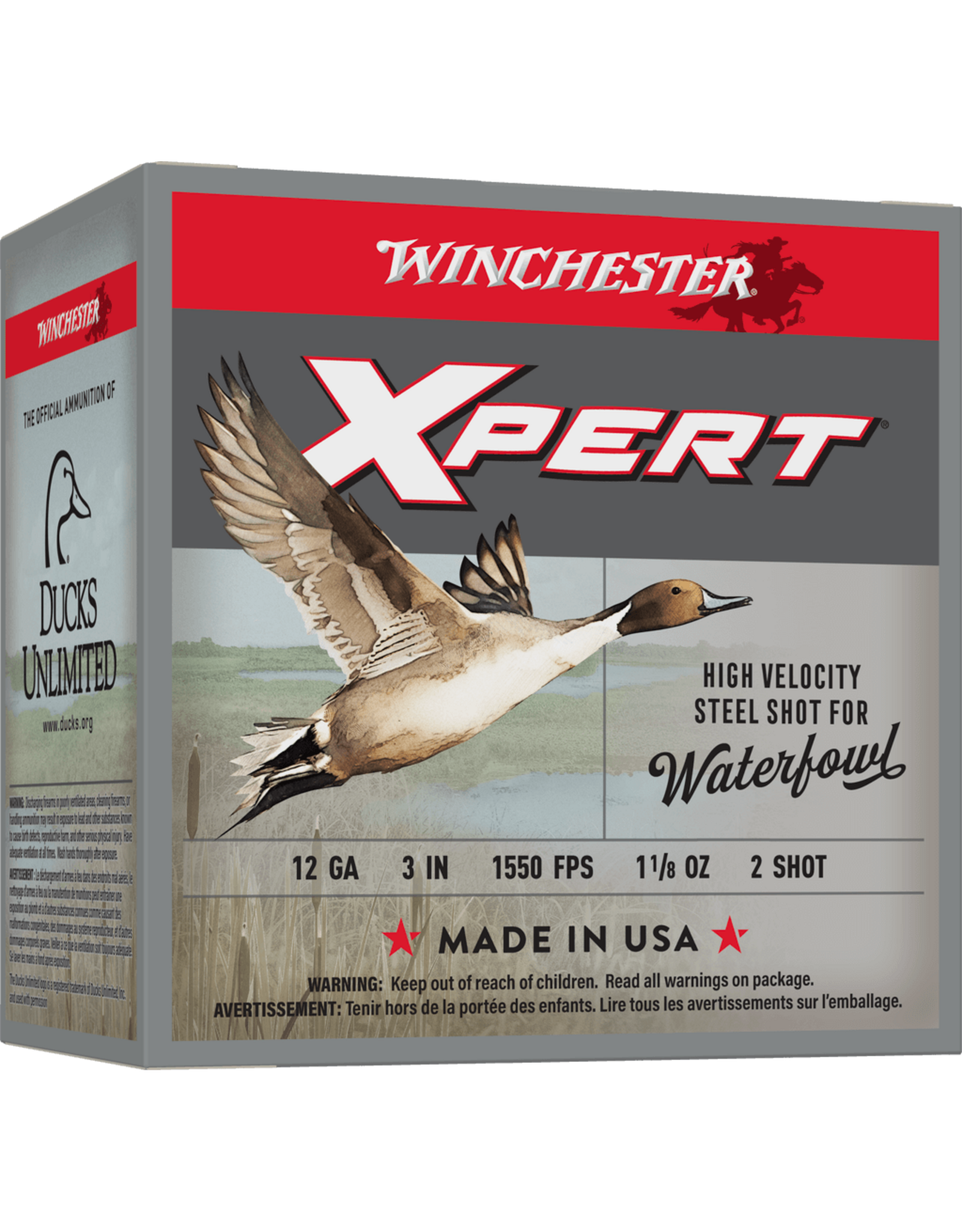 Winchester Winchester XPert 12GA 3" 1 1/8oz #2 SHOT 25 Rounds Waterfowl Steel WEX1232