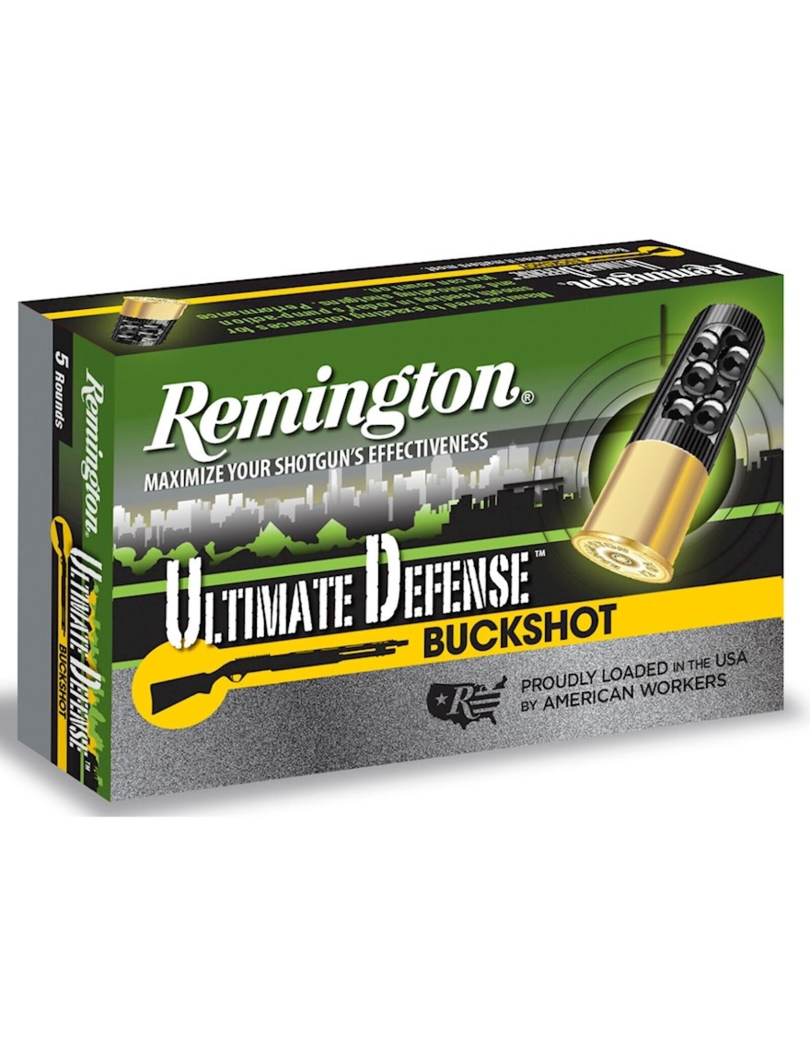 Remington Remington Ultimate Defense Buckshot 12GA 3" 1225fps 41 Pellets 4BK 12HB4HD 20639
