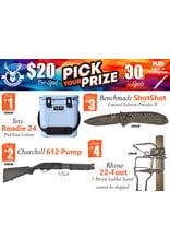 DRAW #1909 - Pick Your Prize - Yeti, Churchill, Benchmade OR Rhino!