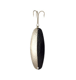 Lucky Strike Luck Strike 2 3/4" Algonquin Wobbler - Hammered Nickel & Black