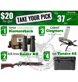 DRAW #1910 - Take Your Pick - Vortex, EGE Arms, Caldwell OR Yeti!