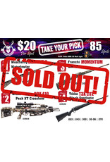 DRAW #1902 - Take Your Pick - Weatherby, Wicked Ridge, Franchi OR Tikka!