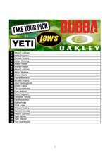 DRAW #1905 - Take Your Pick - Lew's, Bubba, Yeti OR Oakley!