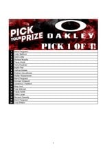 DRAW #1907 - Pick Your Prize - Oakley = PICK 1 OF 4!