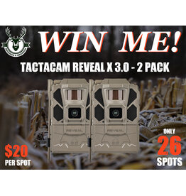 DRAW #1914 - WIN ME - Tactacam Reveal X 3.0 - 2 Pack! (June)