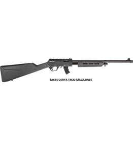 Derya Firearms DERYA 22 LR 18″ PUMP Action Synthetic TM22-PA-18-BLK-P