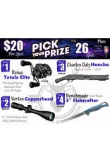 DRAW #1915 - Pick Your Prize - Daiwa, Vortex, Charles Daly OR Benchmade!
