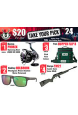 DRAW #1916 - Take Your Pick - Daiwa, Oakley, Yeti OR Derya!