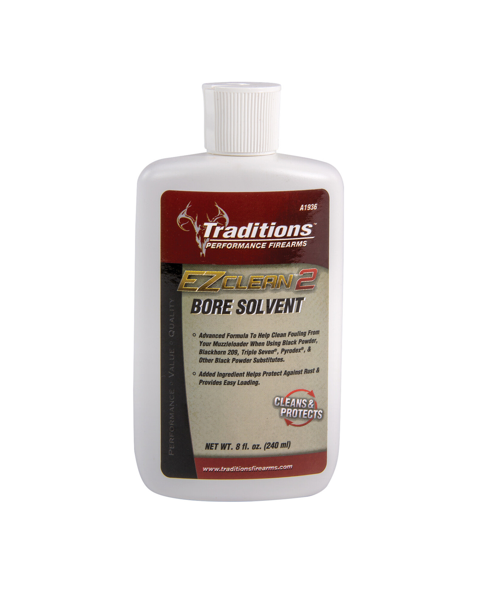 Traditions Performance Firearms Traditions EZClean2 Bore Solvent 8oz (240ml) A1936F