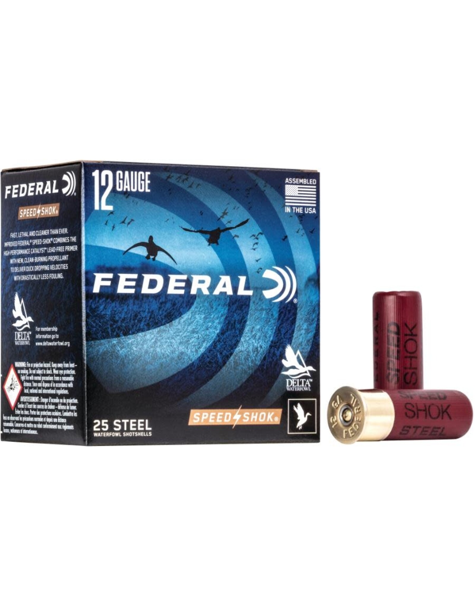 Federal 12GA Federal SPEED-SHOK 3" 1.1/4 OZ. #2 HV STEEL AMMO