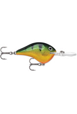 Rapala Rapala DT08P DT 08, Balsa, 2", 3/8 oz, Running Depth 8', VMC #5 Trebles, Perch