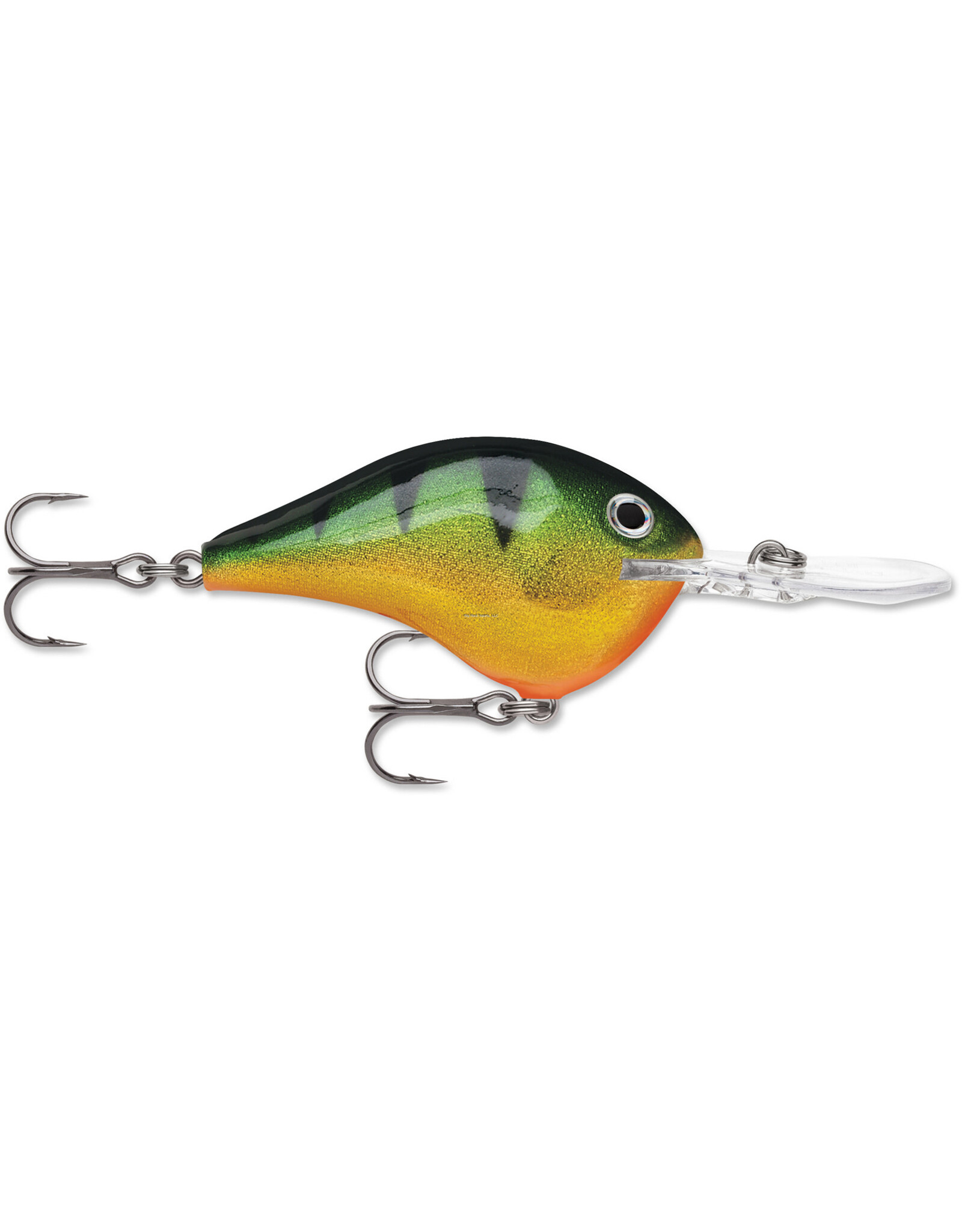 Rapala Rapala DT08P DT 08, Balsa, 2", 3/8 oz, Running Depth 8', VMC #5 Trebles, Perch