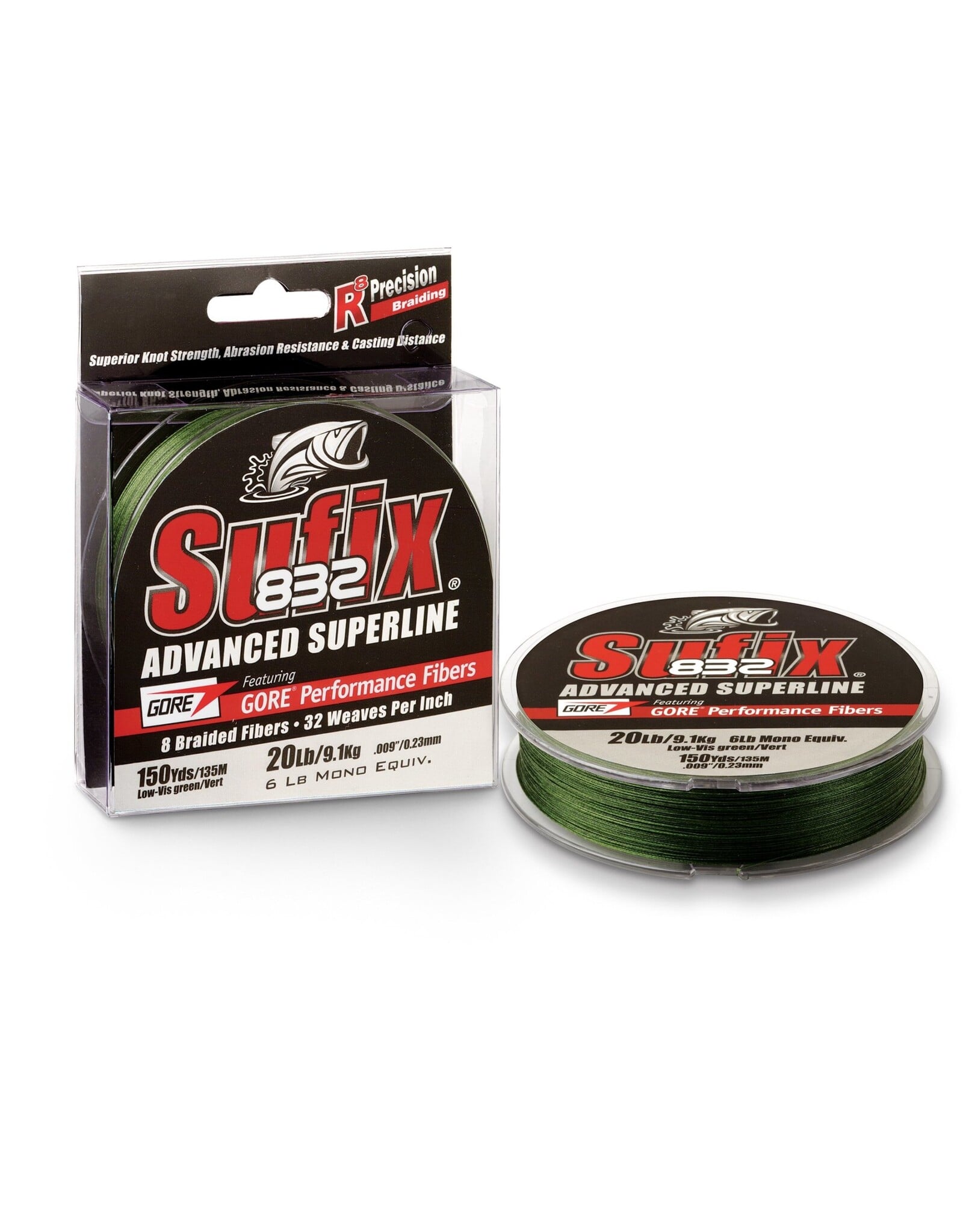 Sufix Sufix 832 Braid Lo-Vis Green