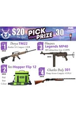 DRAW #1921 - Pick Your Prize - Derya, Yeti, Umarex OR Charles Daly!