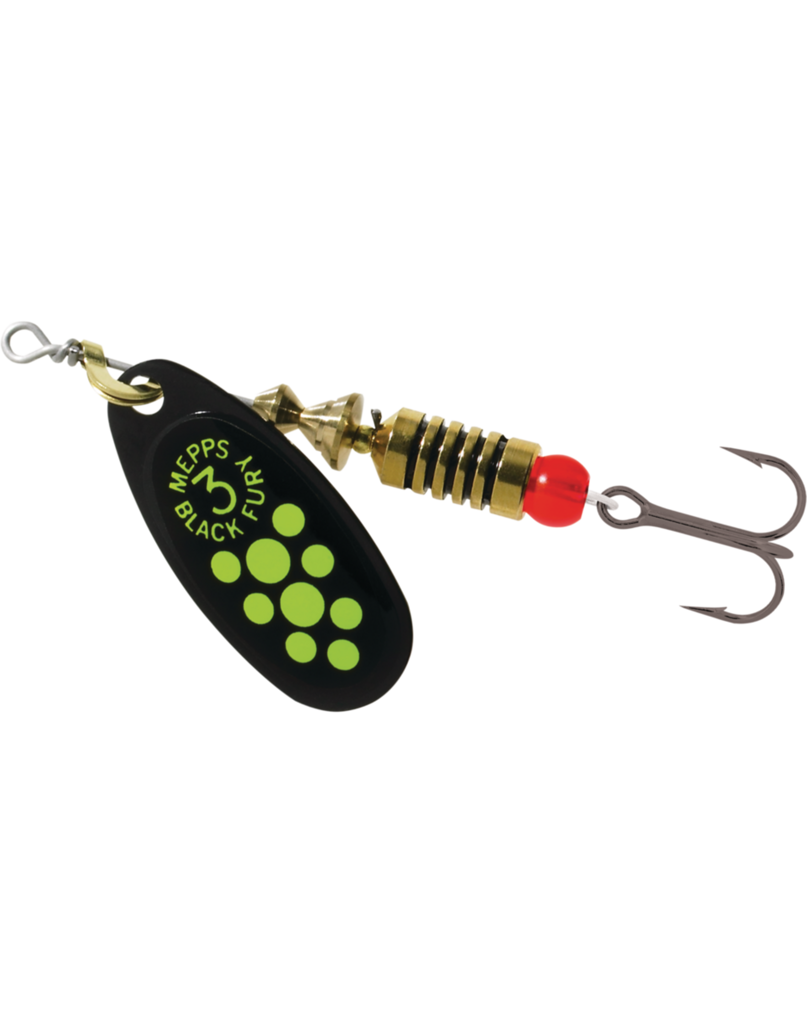 Mepps Mepps Black Fury Plain 3 Chartreuse