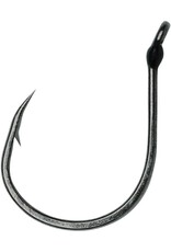 VMC VMC WK#1BNPP Wacky Hook, Size 1, Extra Wide Gap, Down Eye, Black Nickel, 6 per Pack