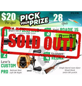 DRAW #1917 - Take Your Pick - Burris, Lew's, Yeti OR Stoeger!