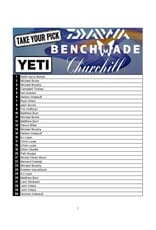 DRAW #1918 - Take Your Pick - Daiwa, Yeti, Benchmade OR Churchill!