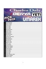 DRAW #1921 - Pick Your Prize - Derya, Yeti, Umarex OR Charles Daly!