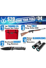 DRAW #1929 - Take Your Pick - Yeti, Benchmade, Derya OR Steiner!