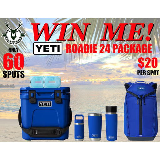 DRAW #1930 - WIN ME - Yeti Roadie 24 Royal Blue Package!