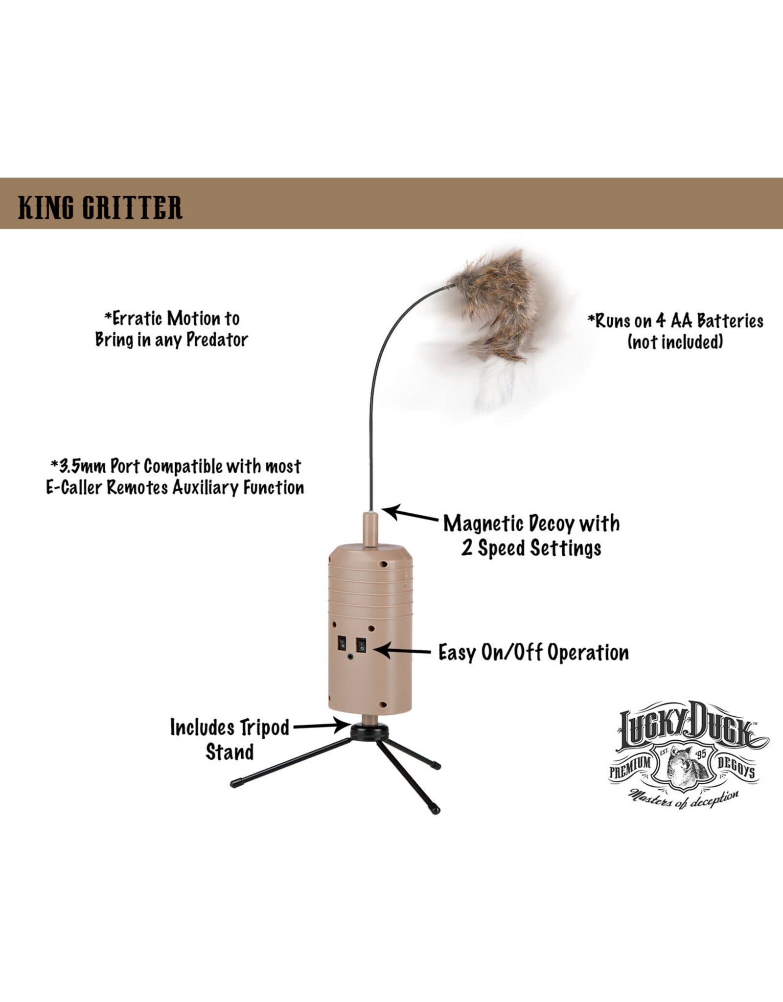 King Critter Predator Decoy