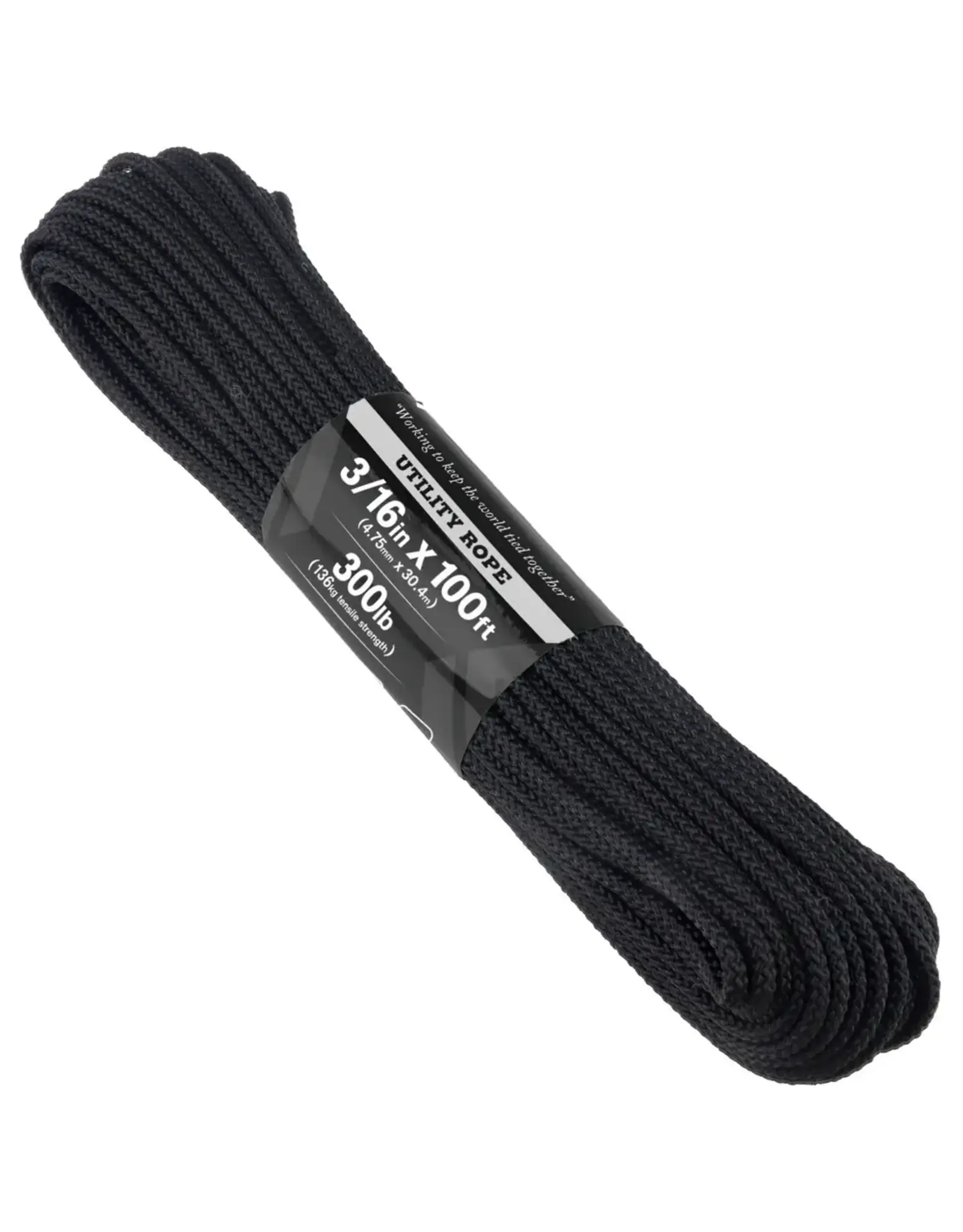 Atwood Rope Atwood Rope 3/16 x 100 FT. Black
