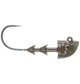 Freedom Tackle Freedom Tackle 13032 Swimbait Heads - Green Pumpkin 1/4oz 2/0 Gamakatsu
