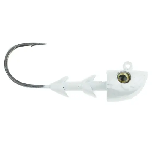 Freedom Tackle Swimbait Jig Heads 3pk 3/8oz 4/0 Pearl