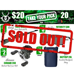 DRAW #1931 - Take Your Pick - Derya, Shimano, Oakley OR Yeti!