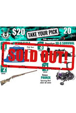 DRAW #1933 - Take Your Pick - Yeti, Charles Daly, Steambow OR Daiwa!