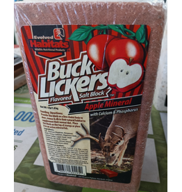 Evolved Habitats Evolved 30495 Buck Licker Apple Mineral 4lb Block
