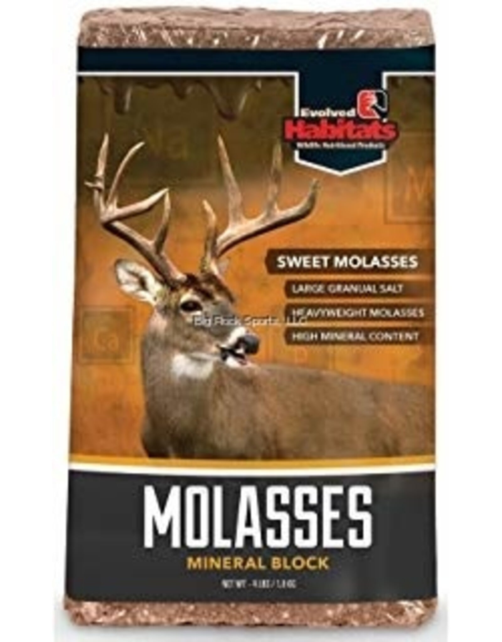 Evolved Habitats Evolved 35001 Habitats Molasses Mineral Block (4Lb Brick)