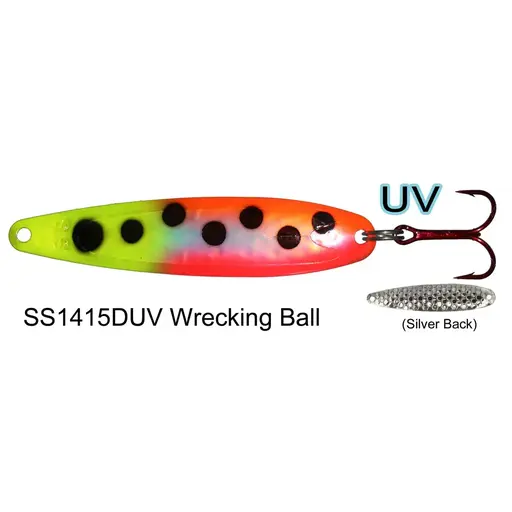 Dreamweaver Super Slim Spoon - 3-5/8" - Double UV Wrecking Ball