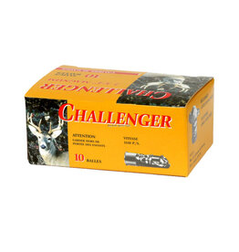 Challenger Challenger Ammo 00300 Slugs 20 GA 2-3/4 in, 7/8 oz, 1610 fps, 10 Rnd per Box