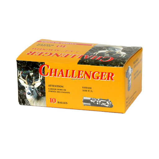 Challenger Ammo 00300 Slugs 20 GA 2-3/4 in, 7/8 oz, 1610 fps, 10 Rnd per Box