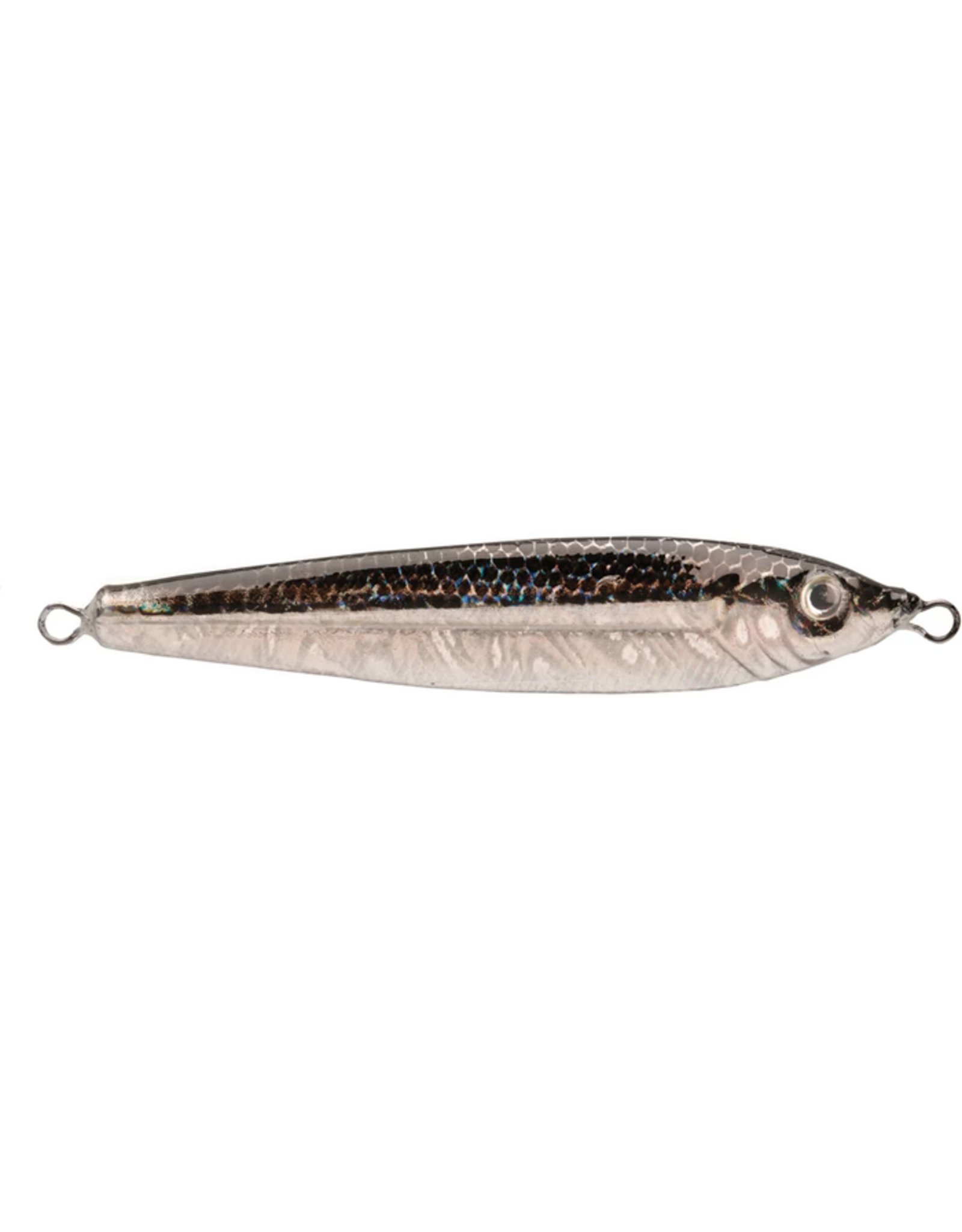p-line P-Line Laser Minnow, 1oz Silver Black