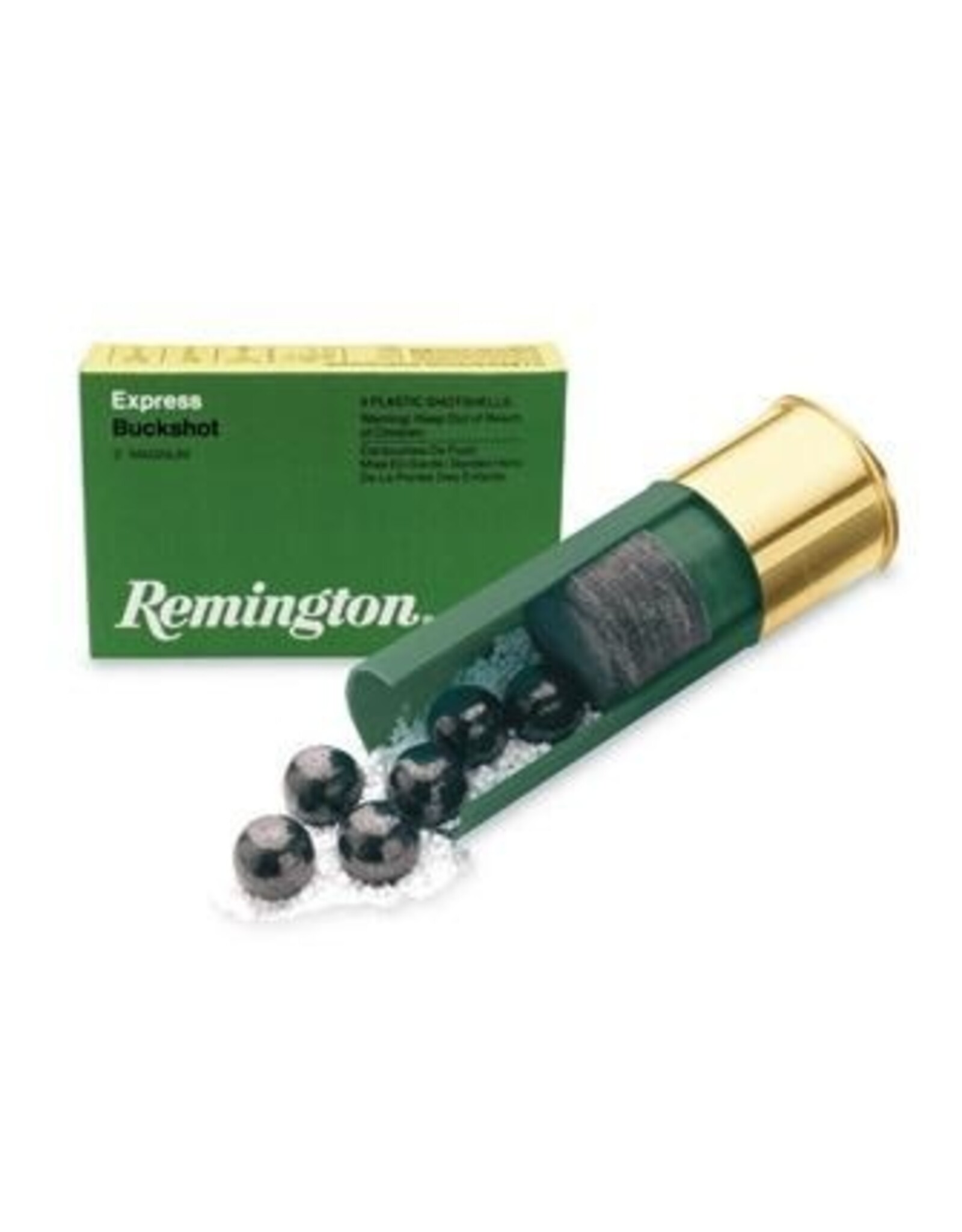 Remington Remington 20280 Express Magnum Shotgun Ammo 12 GA, 3-1/2 in, 00B, 18 Pellets, 1125 fps, 5 Rounds, Boxed